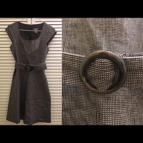Ann Taylor | Brown Dress with Belt - Picture 1 of 1